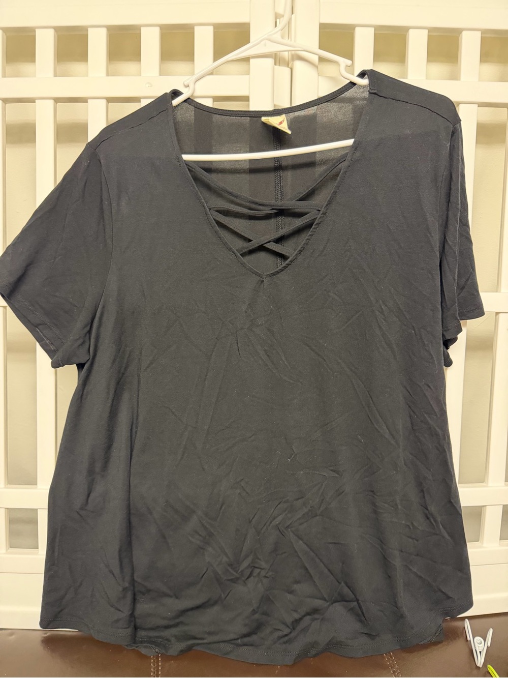 Faded Glory Black Women’s Blouse